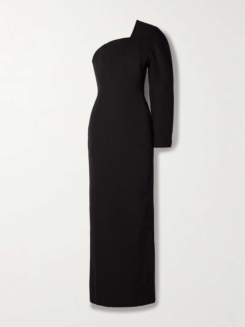 Jacquemus Pablo One-sleeve Woven Gown