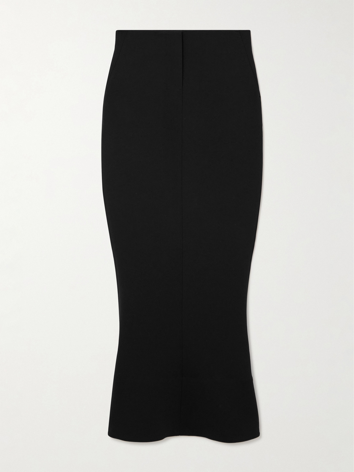 Shop Jacquemus Escala Jersey Maxi Skirt In Black