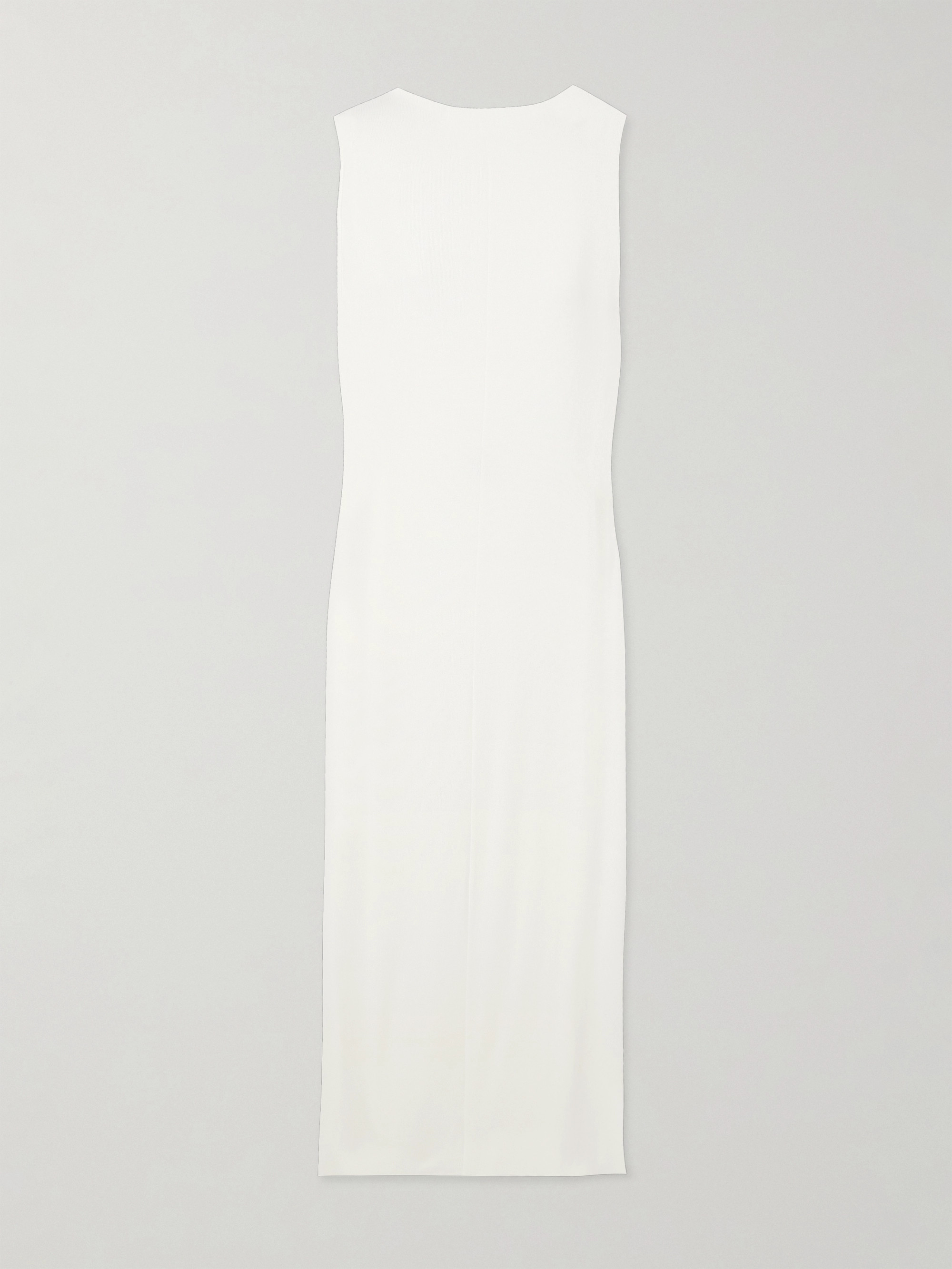 Jacquemus Capa draped open-back ribbed jersey maxi dress