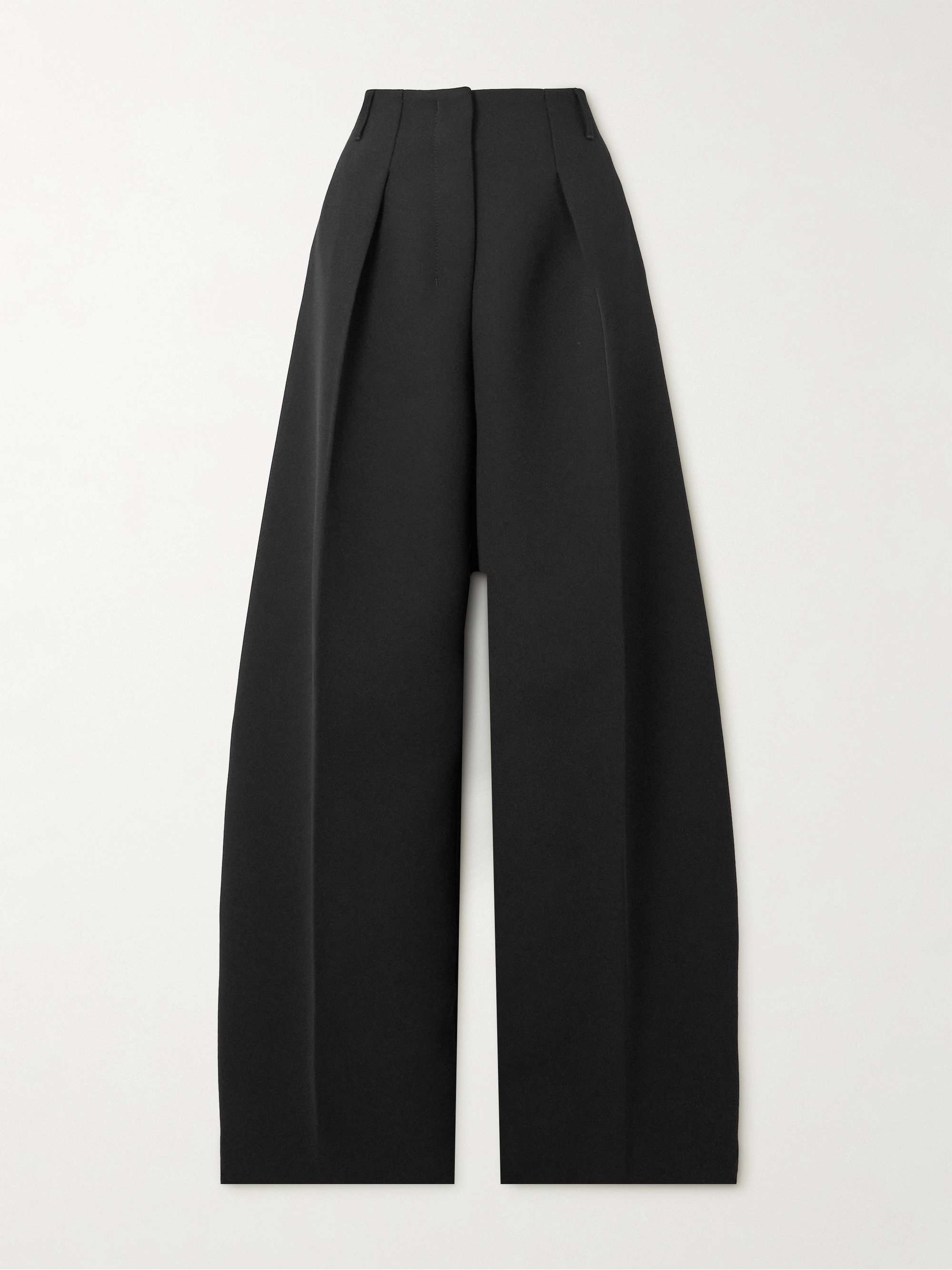 JACQUEMUS Ovalo pleated cady tapered pants | NET-A-PORTER JACQUEMUS Ovalo pleated cady tapered pants | NET-A-PORTER