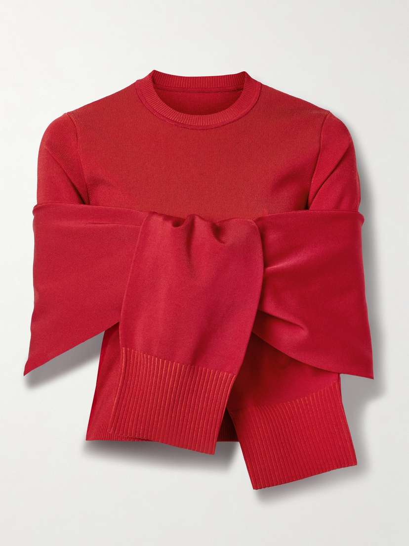Jacquemus Rica Tie-detailed Knitted Top