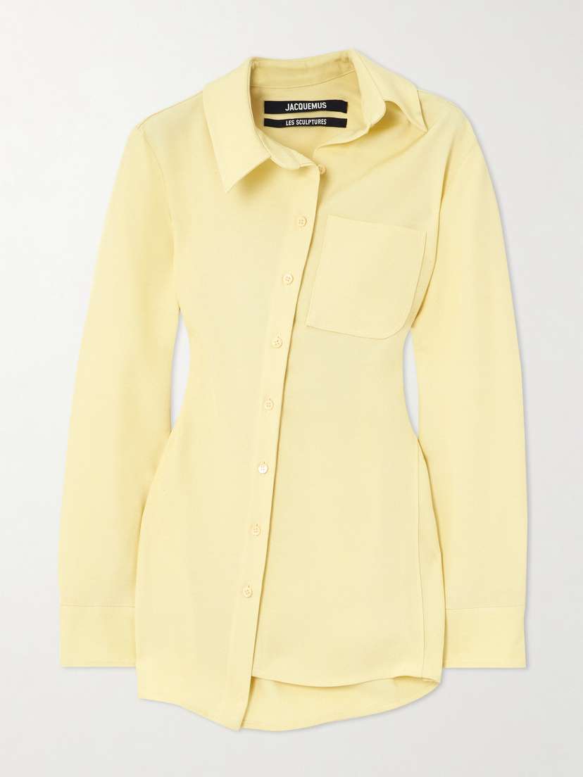 Jacquemus Pablo Asymmetric Cotton-poplin Shirt