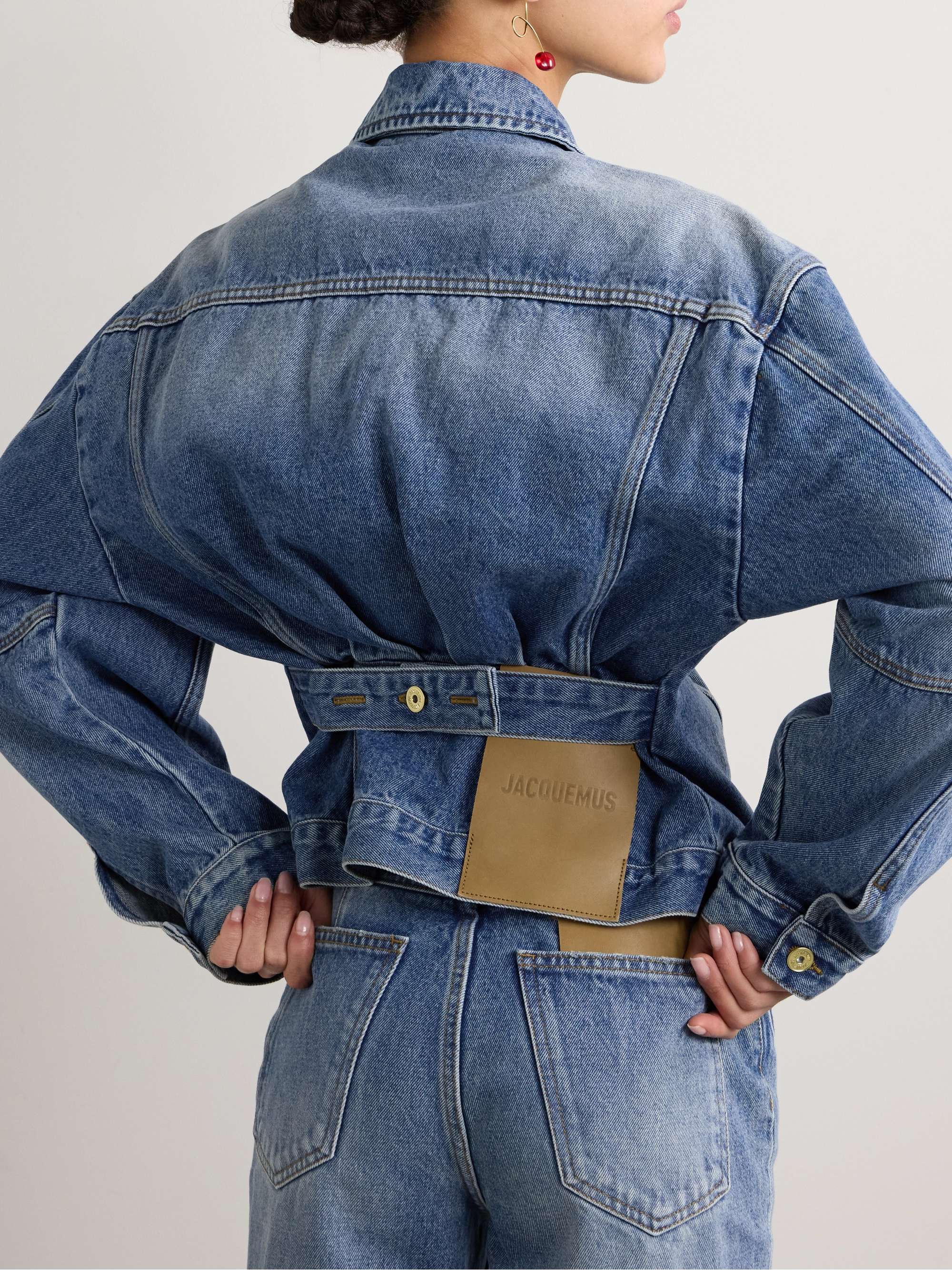JACQUEMUS De-Nîmes denim jacket | NET-A-PORTER JACQUEMUS De-Nîmes denim jacket | NET-A-PORTER