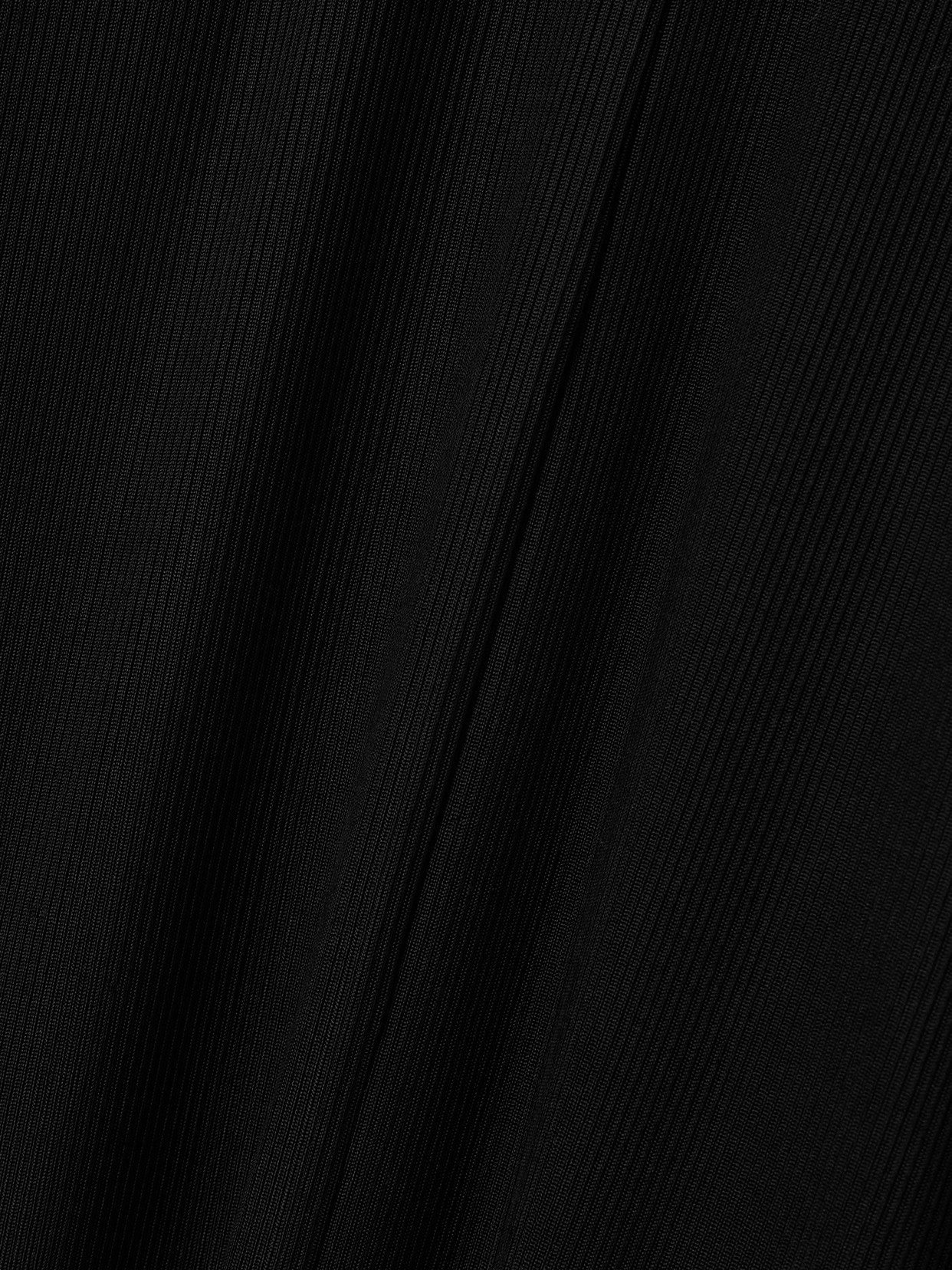 Jacquemus Joya Cape-effect Ribbed Jersey Maxi Dress In Black