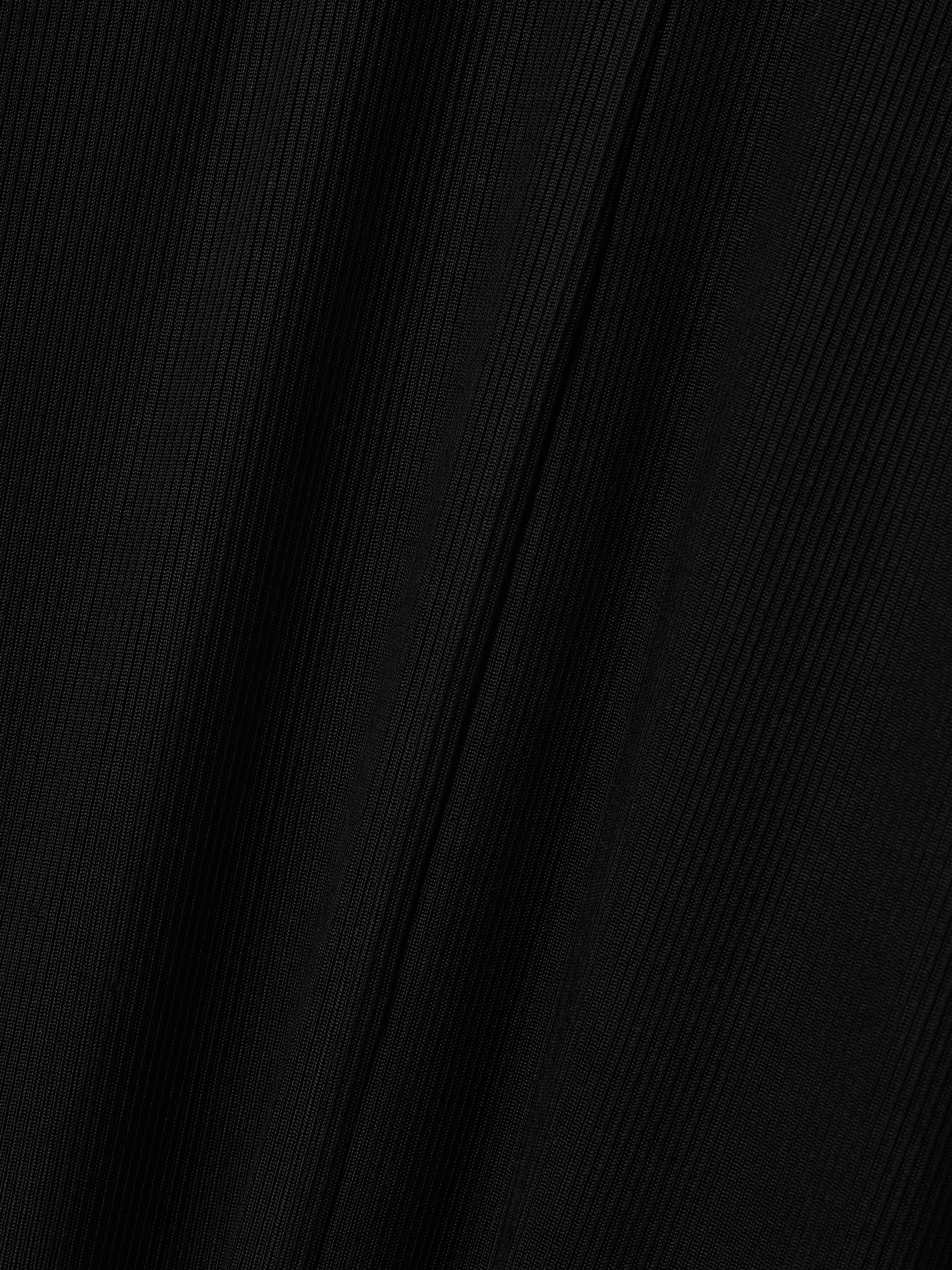 Jacquemus Joya cape-effect ribbed jersey maxi dress