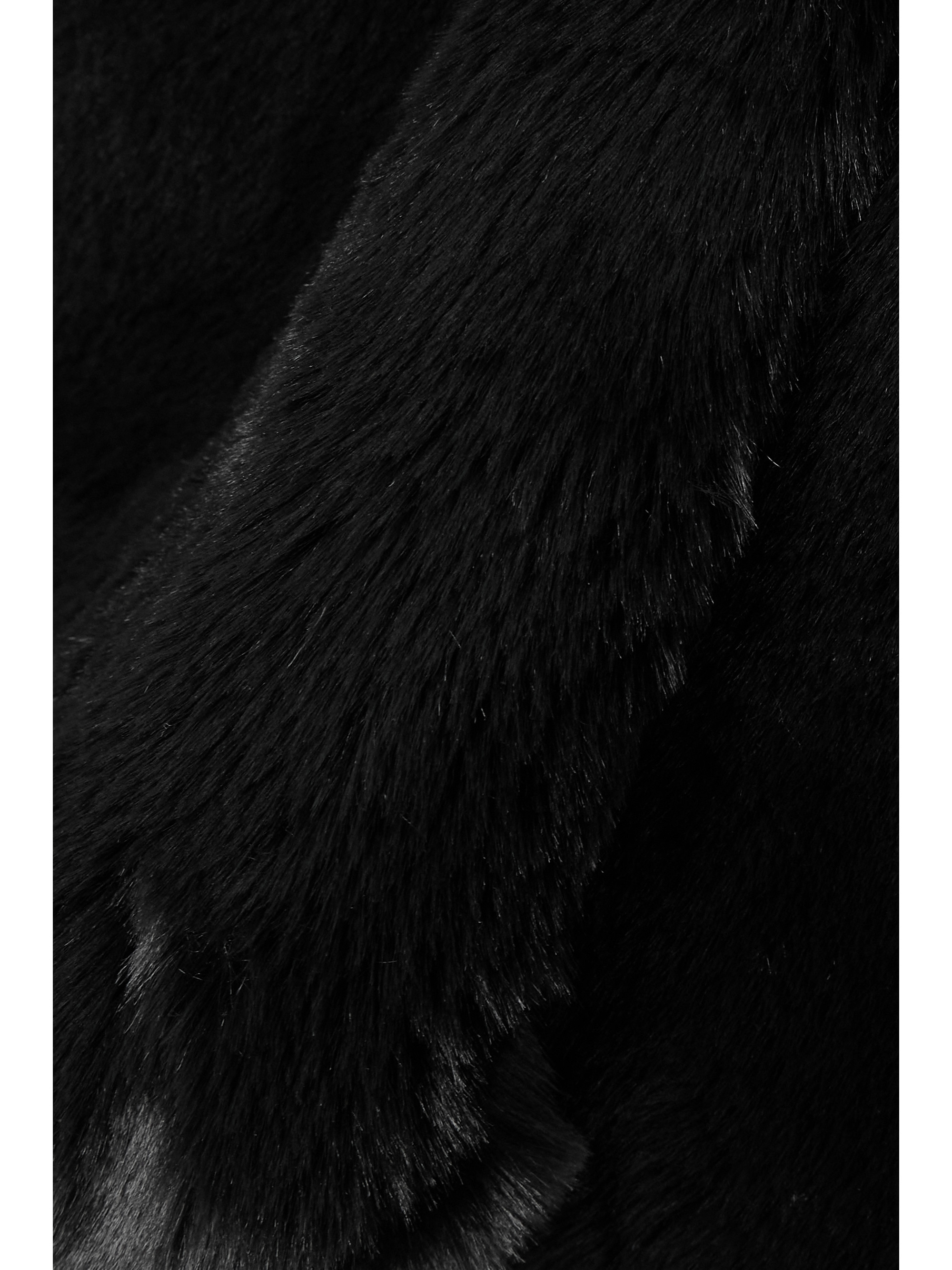 Magda Butrym Cropped hooded faux fur jacket