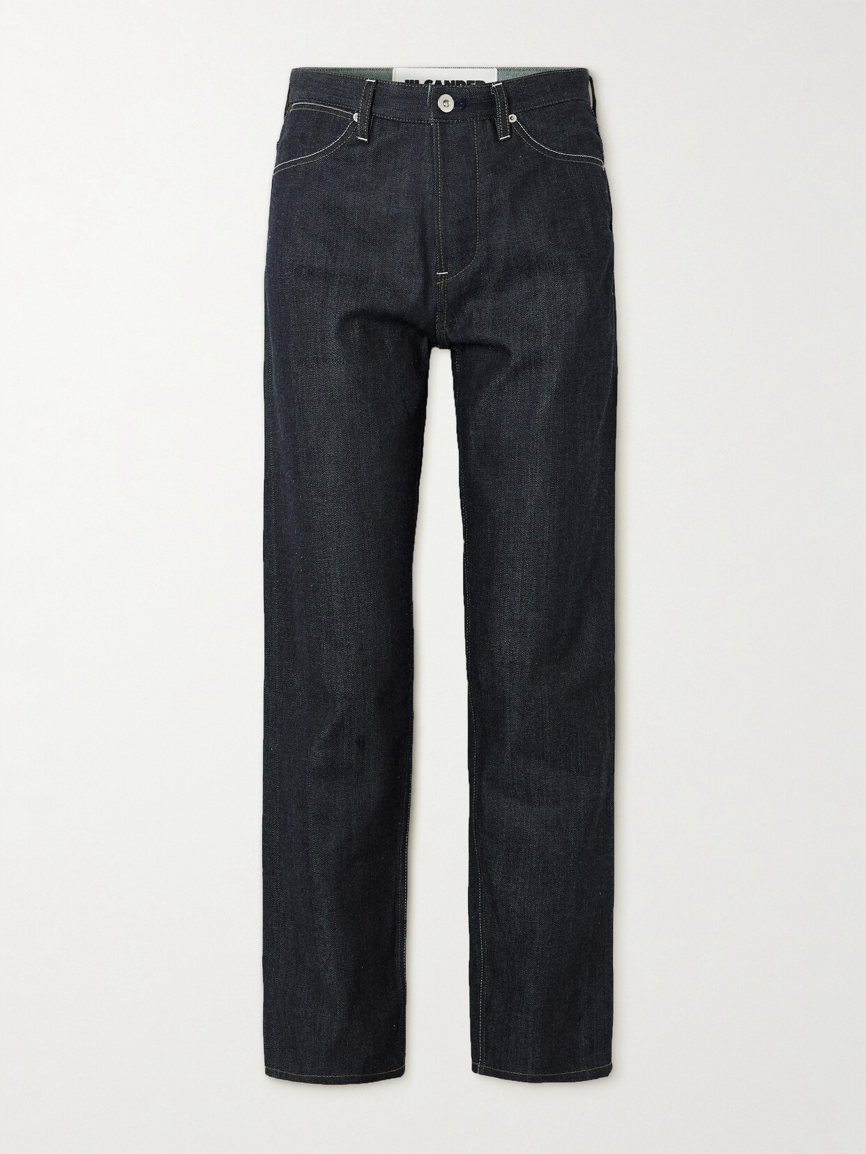 Jil Sander High-rise Flared-leg Cropped Jeans In Blue
