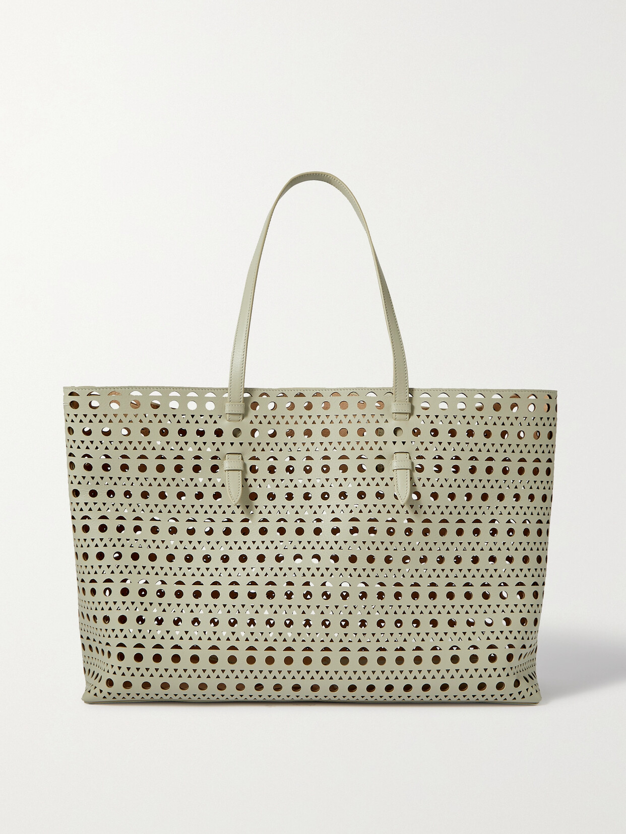 Alaïa Mina 44 Laser-cut Leather Tote