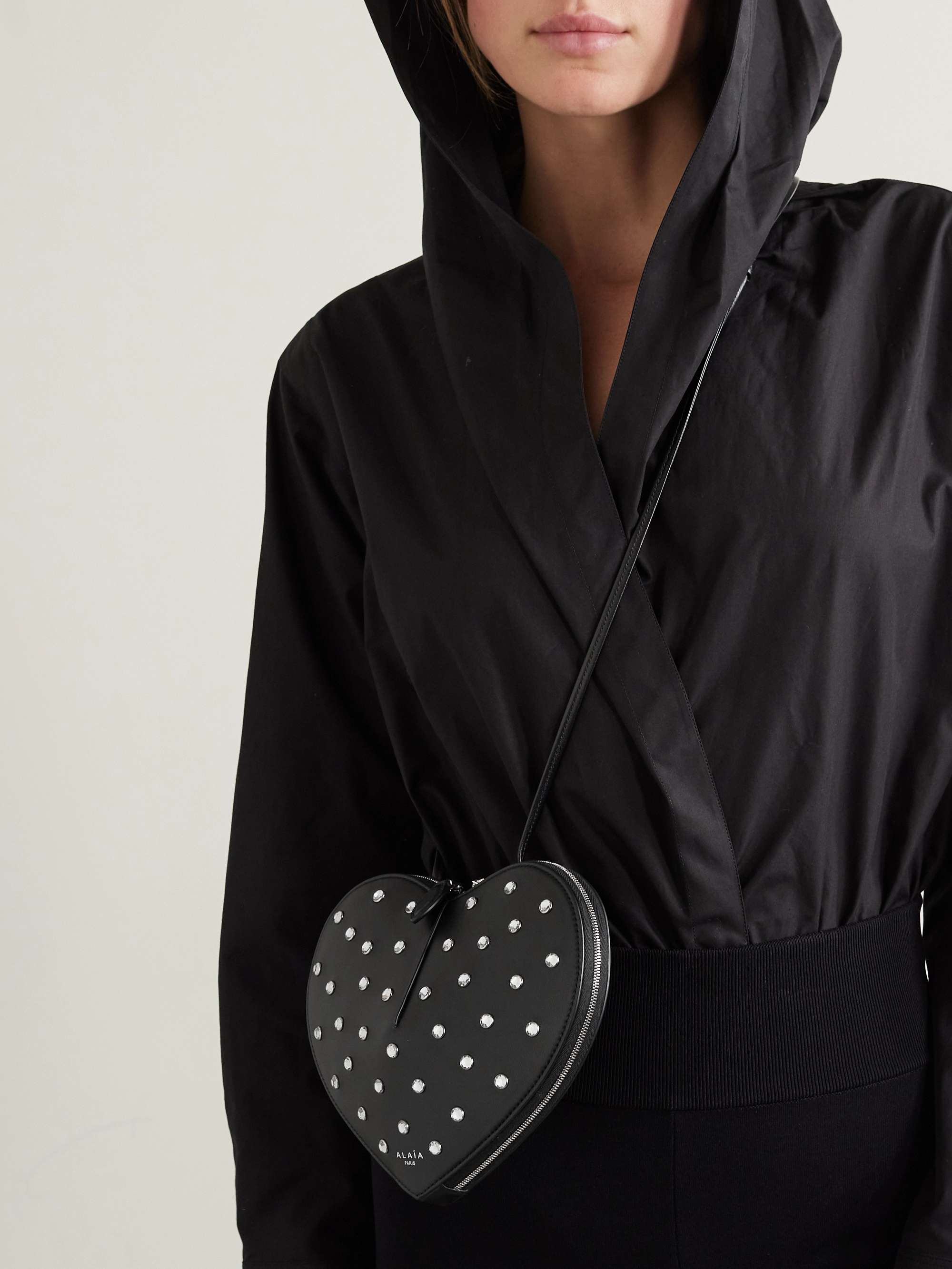 ALAÏA Le Coeur heart-shaped leather shoulder bag