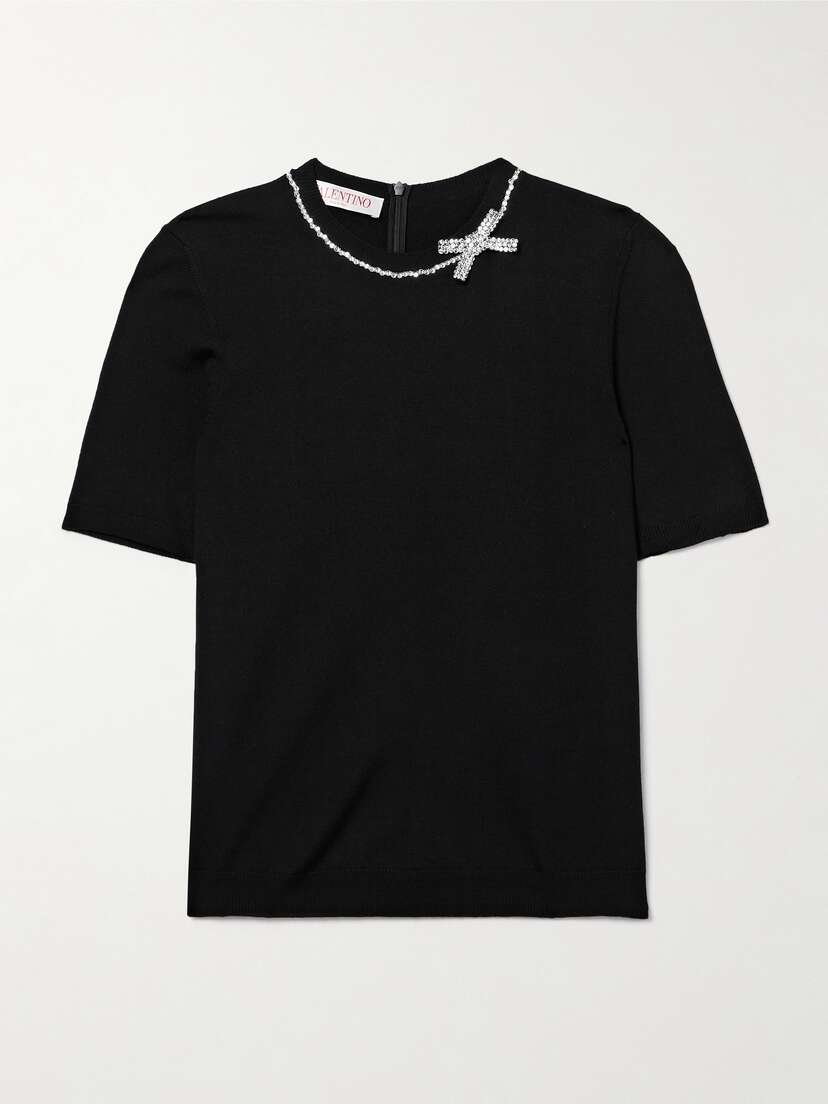 Valentino Garavani Embellished Wool Sweater