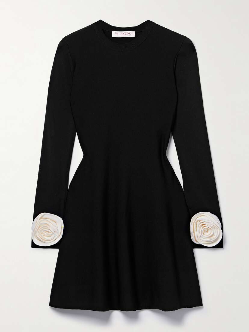 Valentino Garavani Embellished Jersey Mini Dress - x large