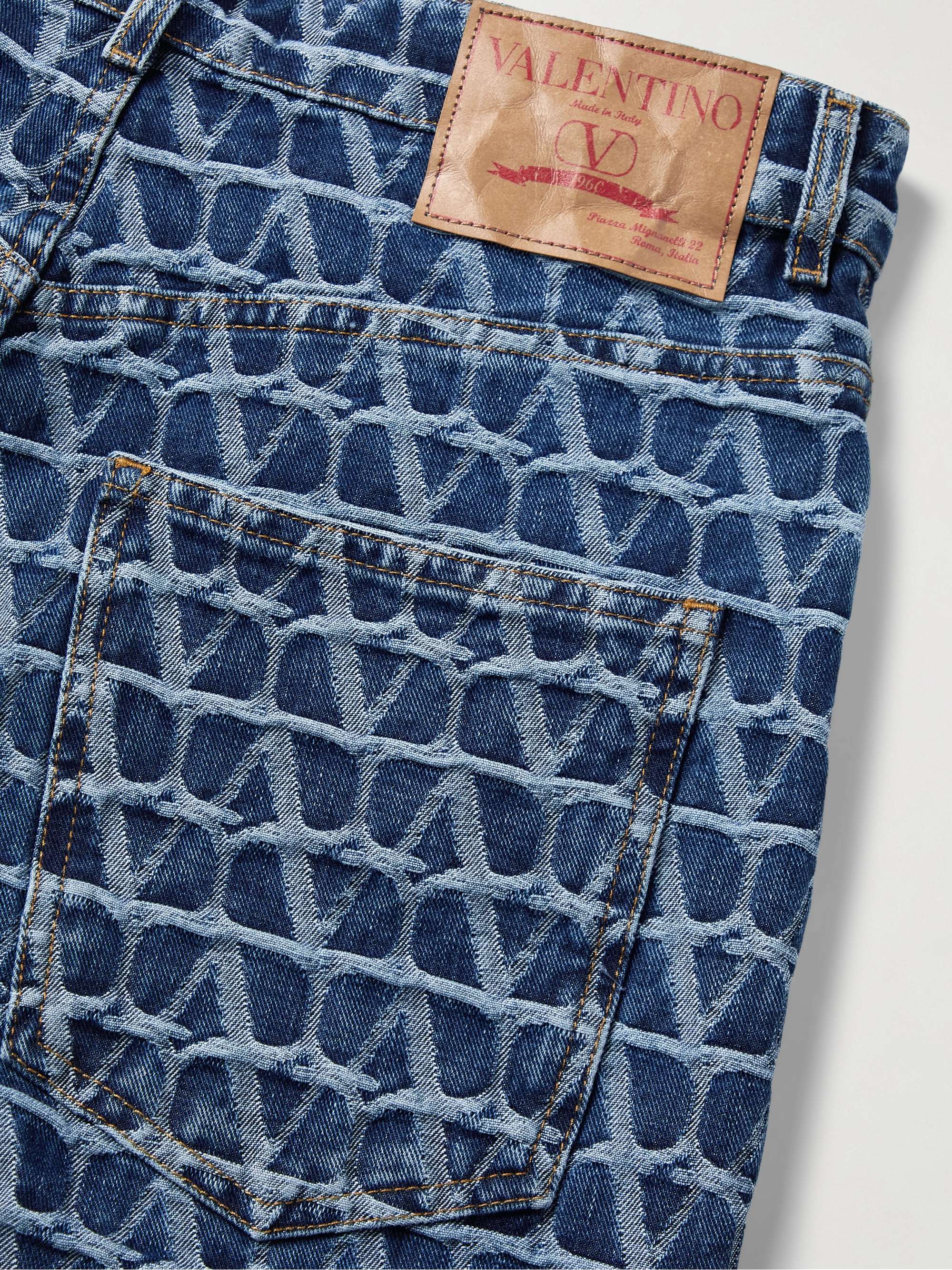 日本全国送料無料商品 | 特集 | VALENTINO GARAVANI jeans jacquard straight-leg High-rise パンツ