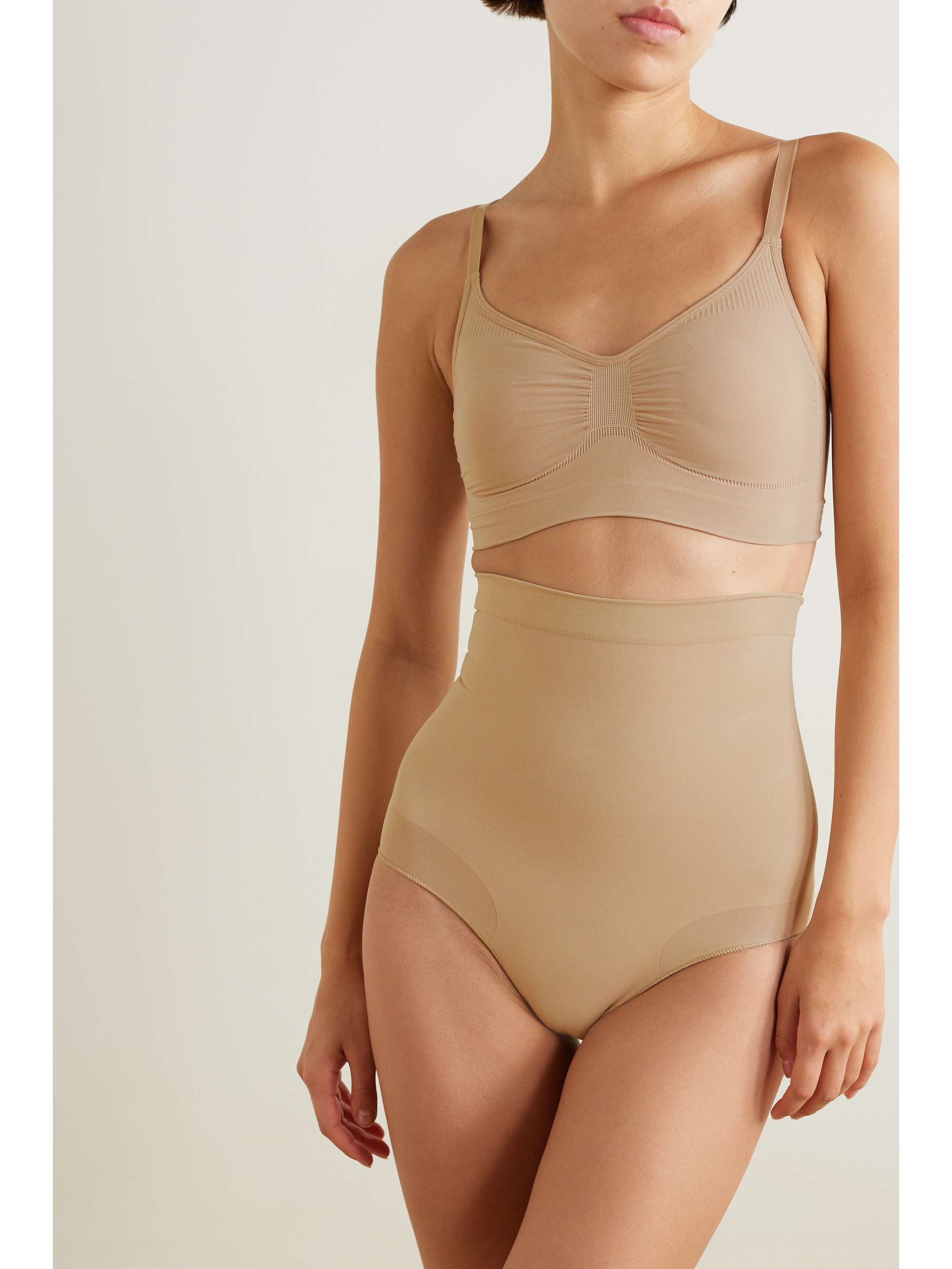 SKIMS Seamless Sculpt Sculpting High Waist briefs Mica NETAPORTER