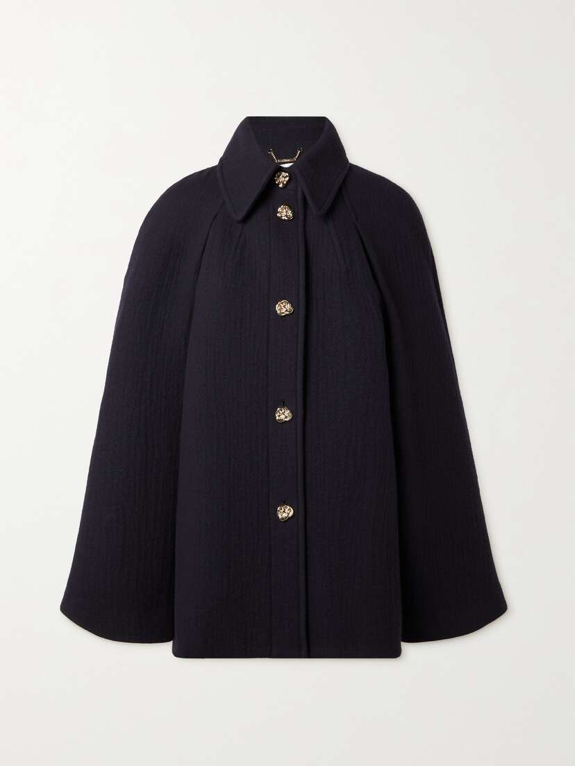 Chloé Cape-effect Wool Coat