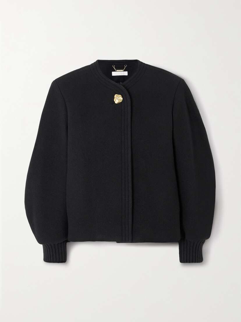 Chloé Embellished Wool-blend Jacket
