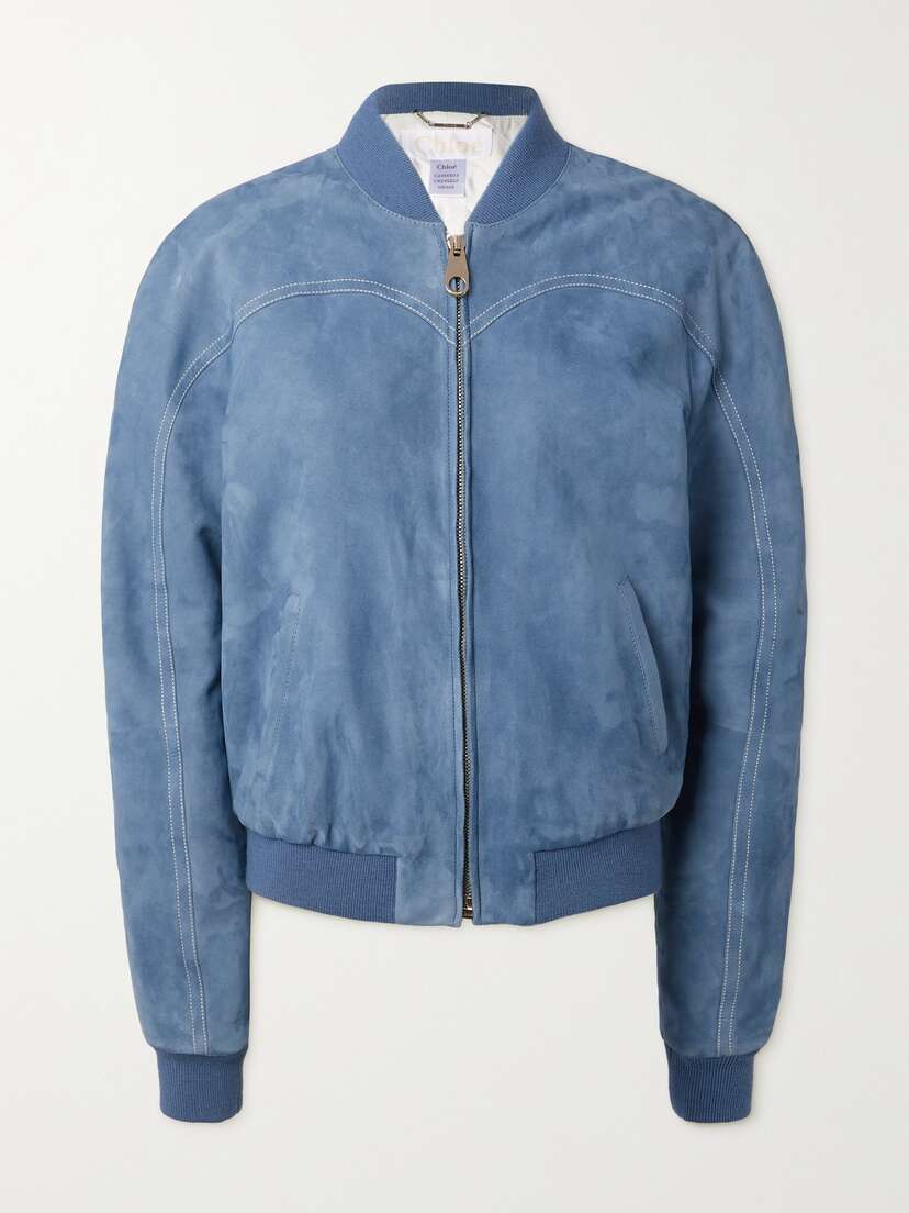 Chloé Suede Bomber Jacket