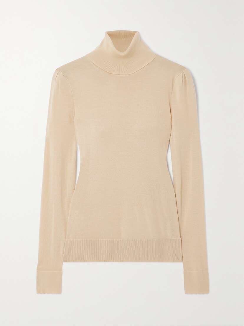Chloé Wool Turtleneck Sweater - x large