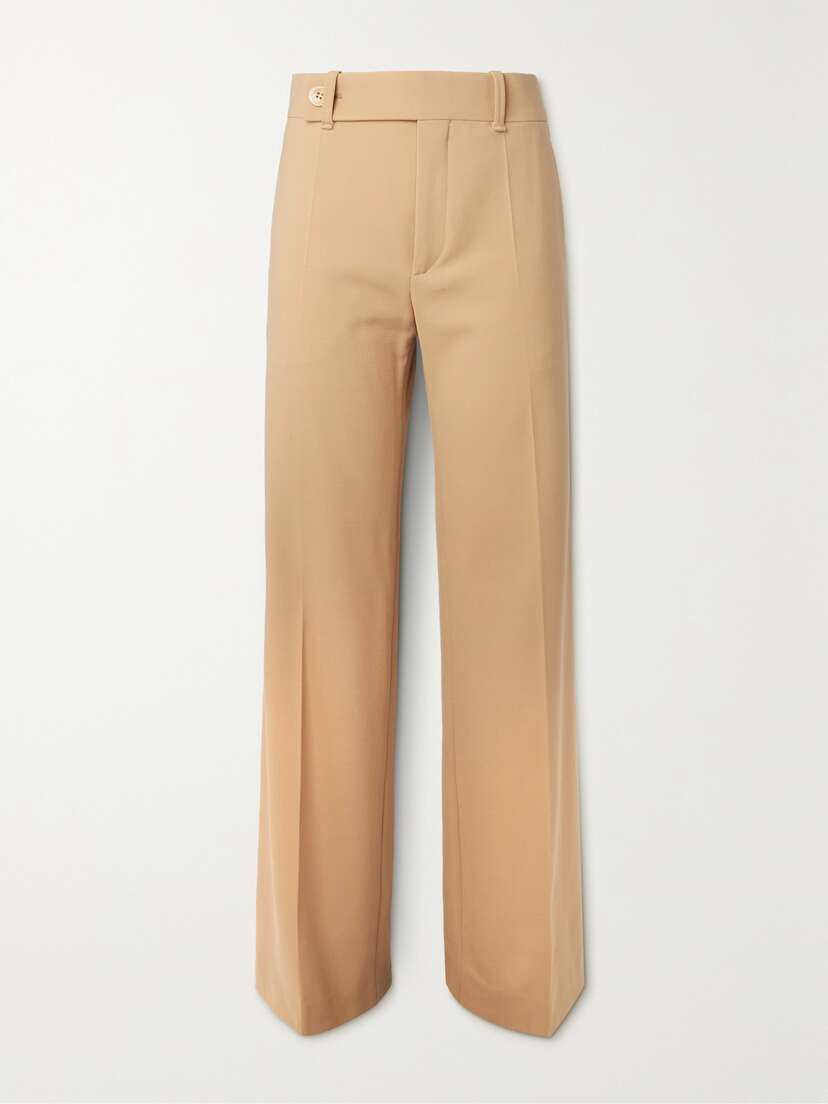 Chloé Wool-blend Wide-leg Pants