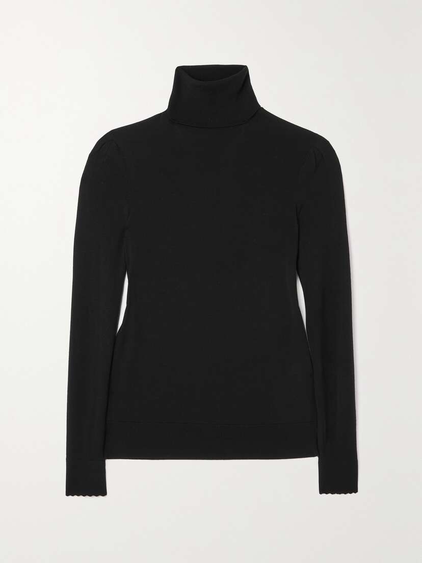 Chloé Wool-blend Turtleneck Sweater - x large