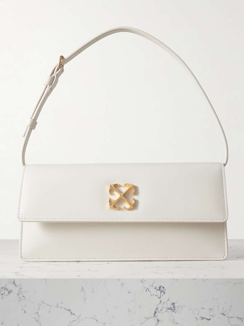 Off-White Jitney 1.0 Leather Shoulder Bag