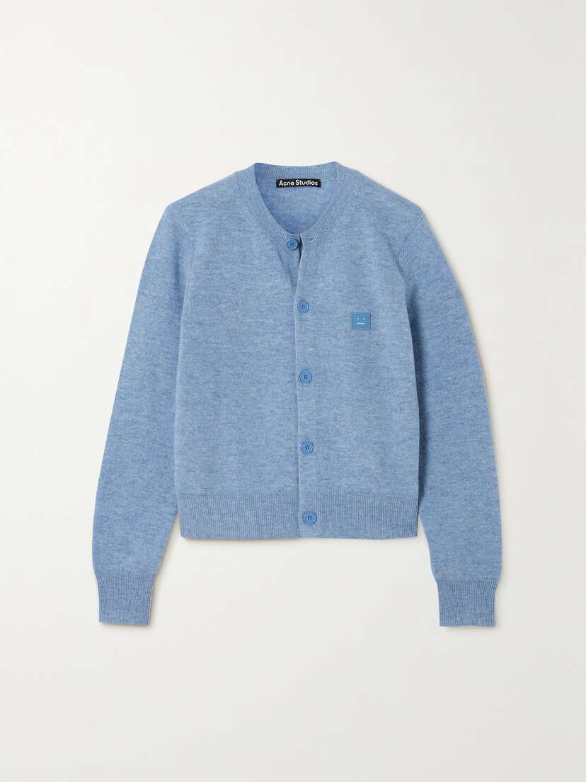 Acne Studios Appliquéd Wool Cardigan