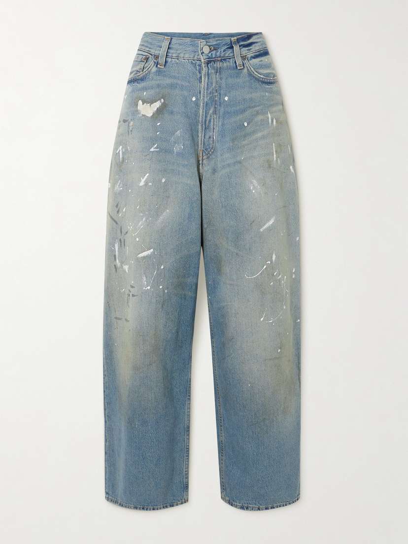 Acne Studios Distressed High-rise Boyfriend Jeans