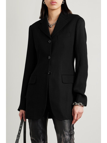 Acne Studios Wool-blend crepe blazer