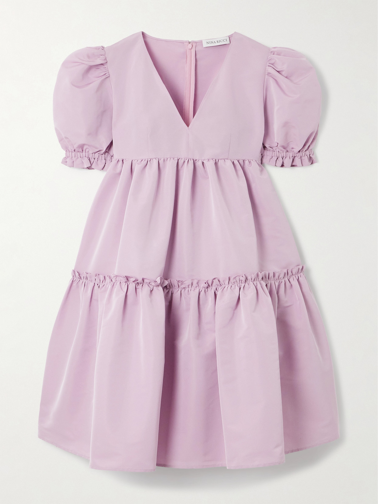 Nina Ricci Taffeta Babydoll Dress In U2753