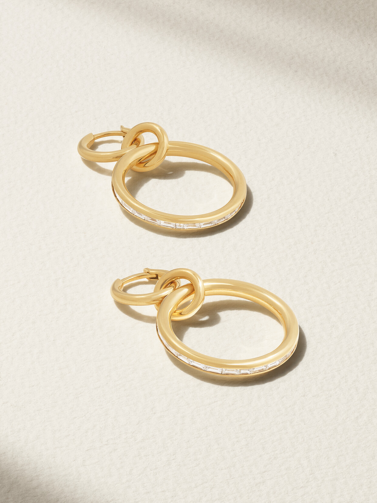 Spinelli Kilcollin Taryn 18-karat Gold Diamond Hoop Earrings