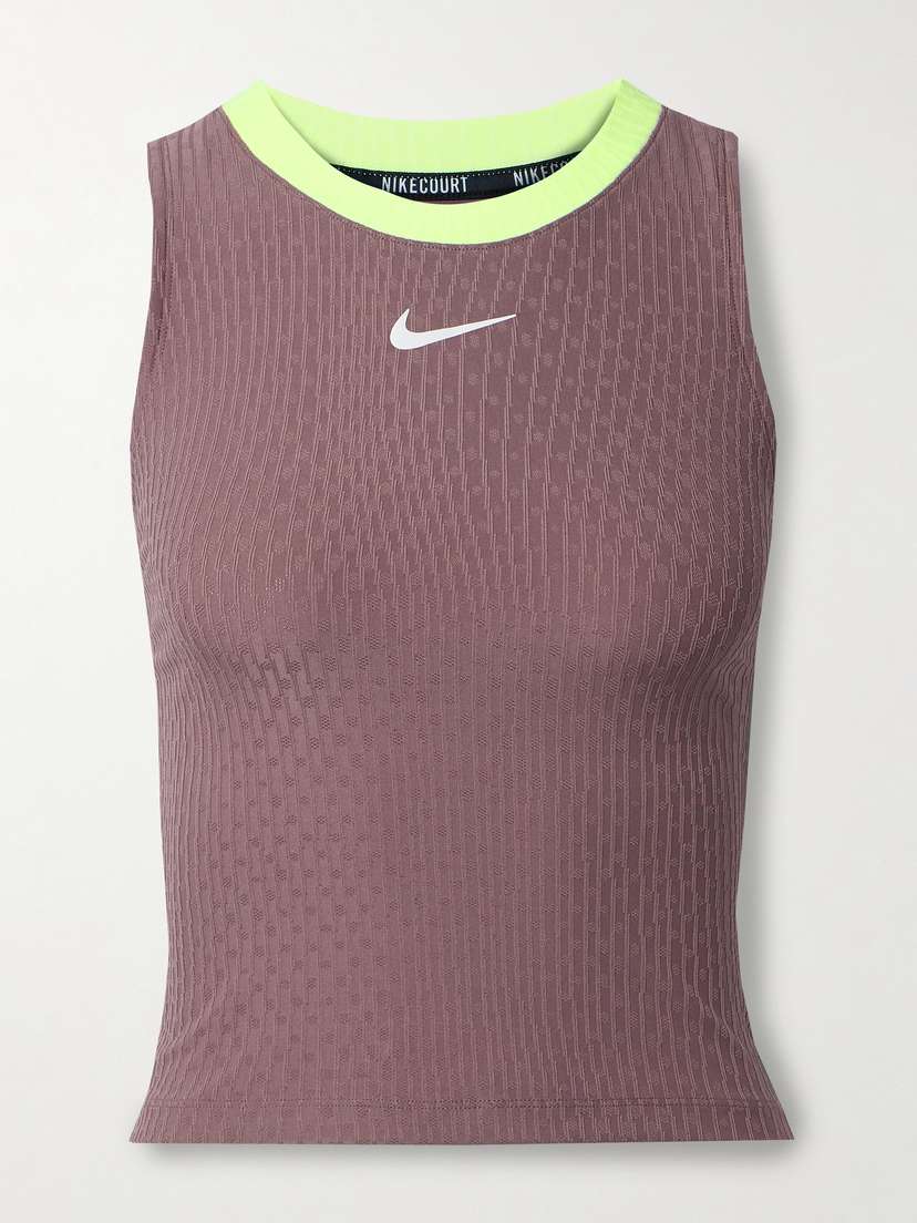 Nike + Net Sustain Cutout Textured-dri-fit Tank - x large