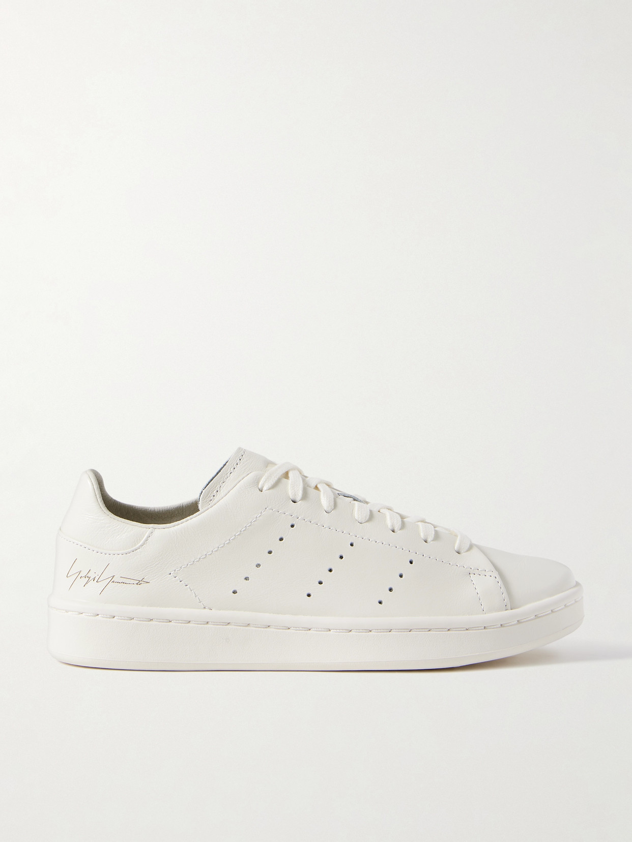 adidas Originals - + Y-3 Stan Smith Leather Sneakers - Off-white