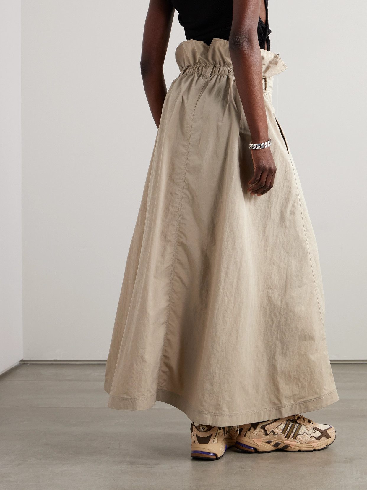 + Y-3 Crinkled-Shell Midi