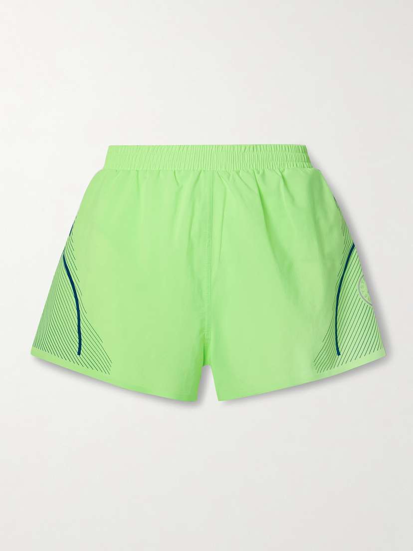 adidas by Stella McCartney Truepace Printed Recycled-ripstop Shorts - x large