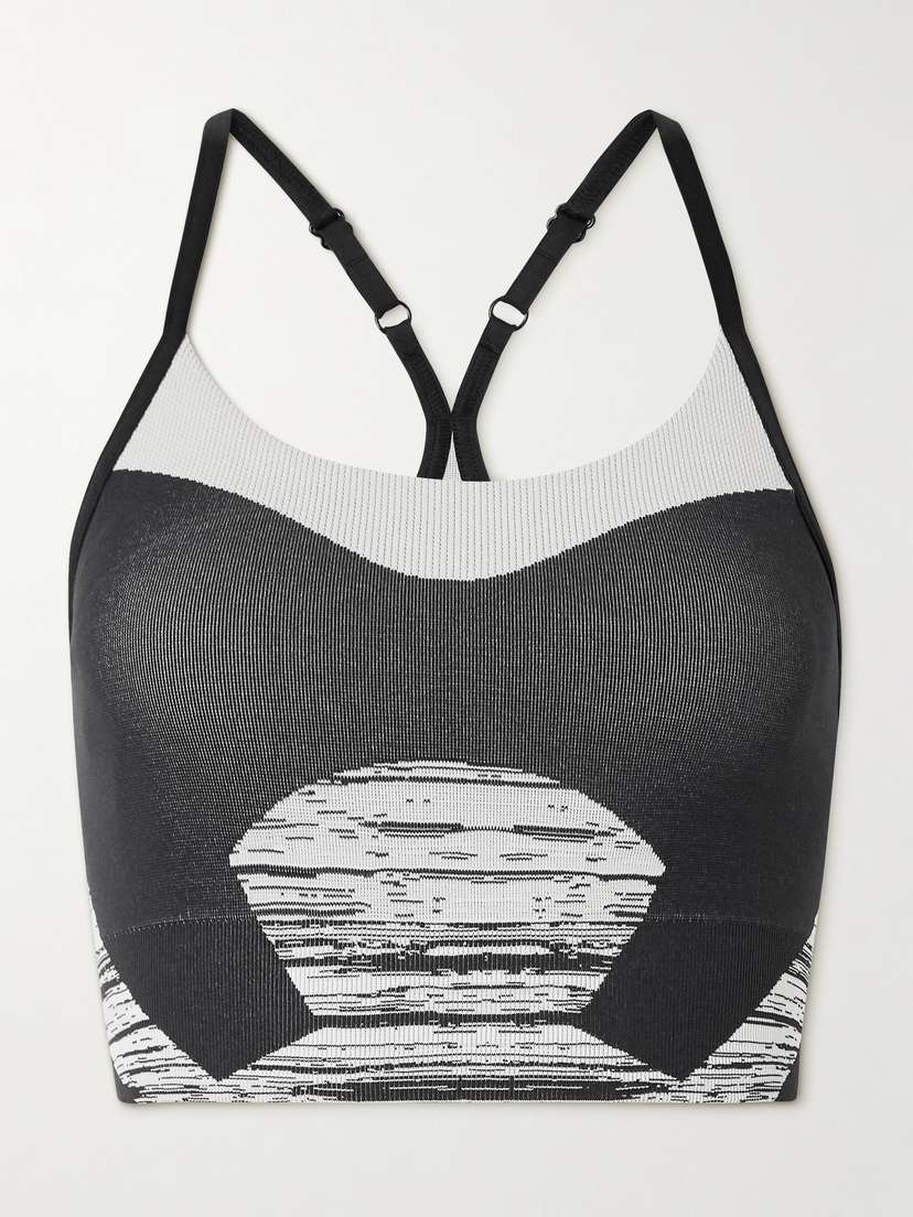 adidas by Stella McCartney Truestrength Recycled Jacquard-knit Sports Bra