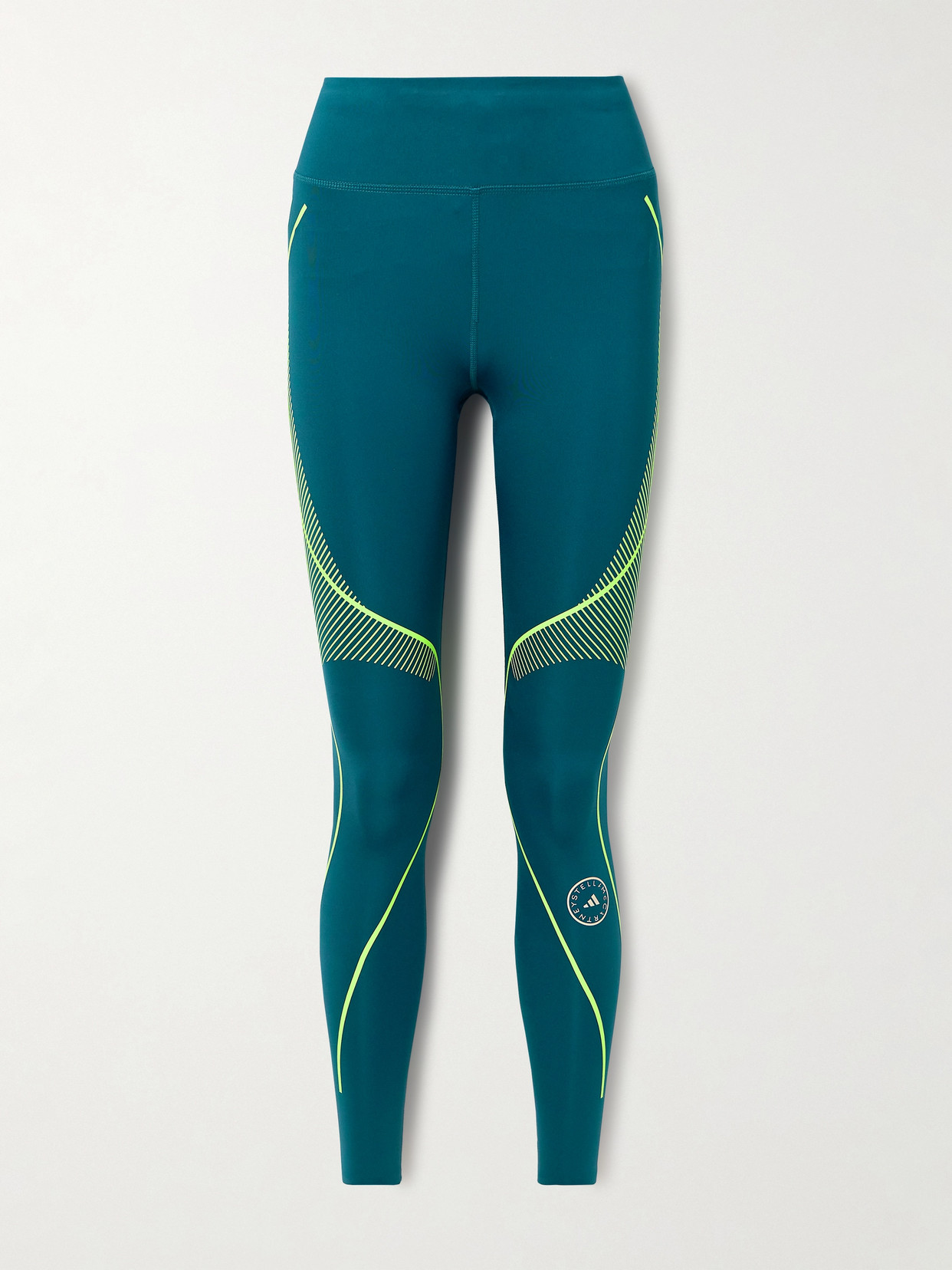 ADIDAS BY STELLA MCCARTNEY TRUEPACE PRINTED STRETCH RECYCLED LEGGINGS