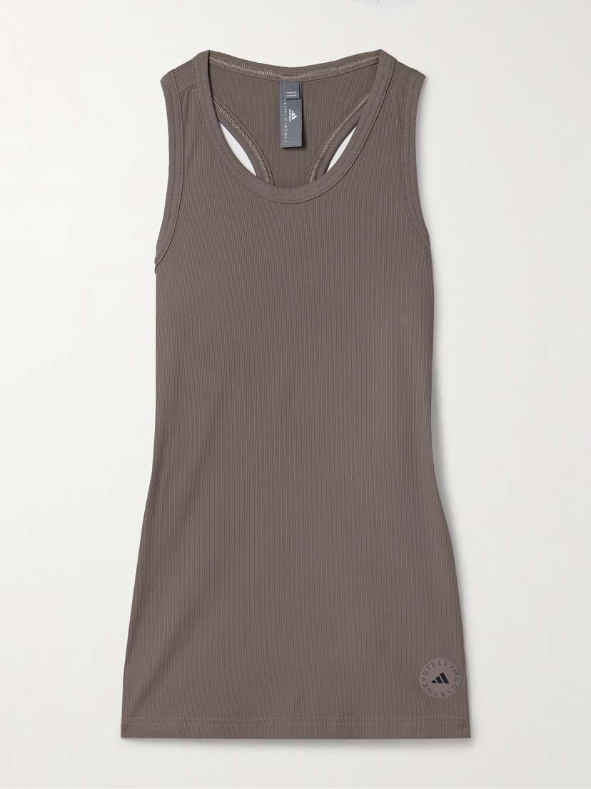 adidas by Stella McCartney Truecasuals Ribbed Stretch Recycled-jersey Tank
