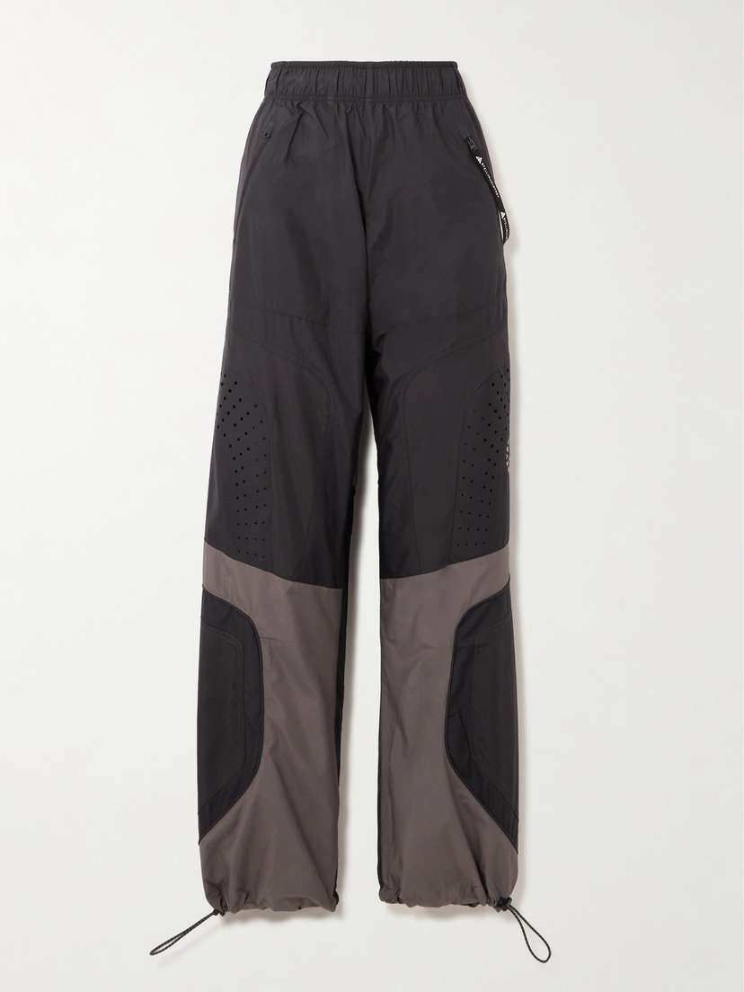 adidas by Stella McCartney Truecasual Paneled Recycled Shell Tapered Pants