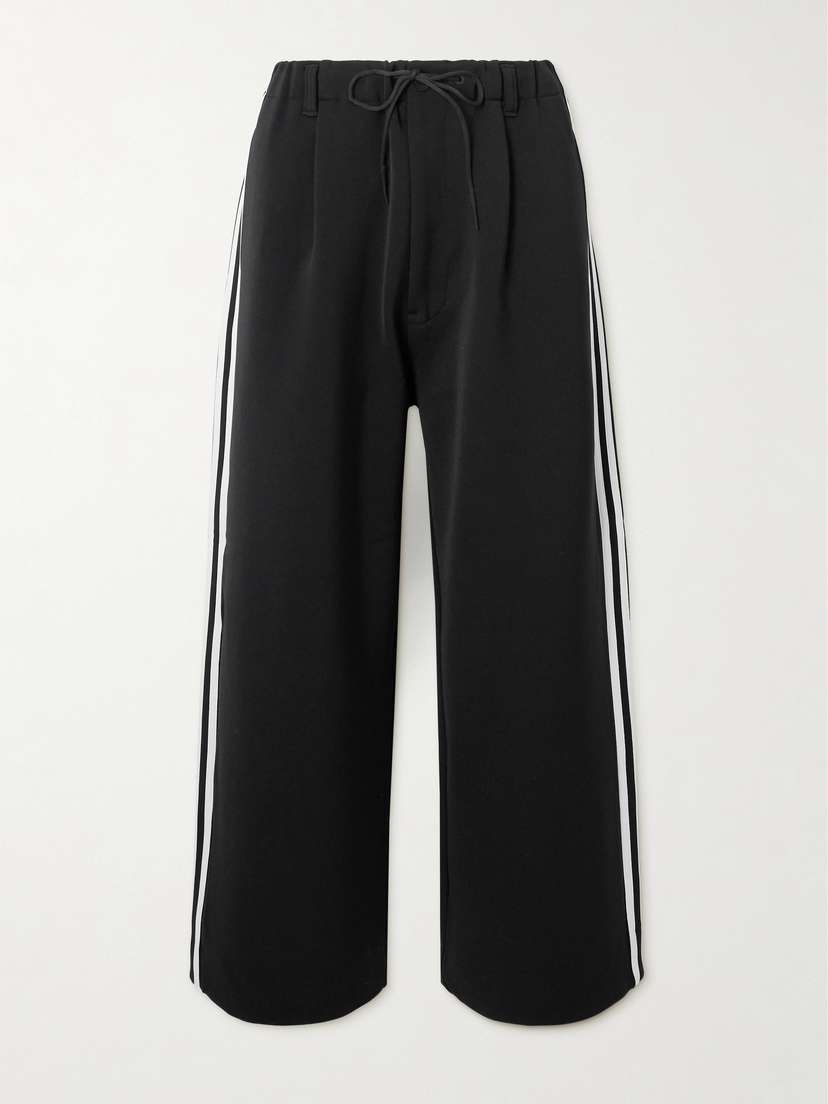 adidas Originals + Y-3 Striped Stretch-ponte Pants - x large