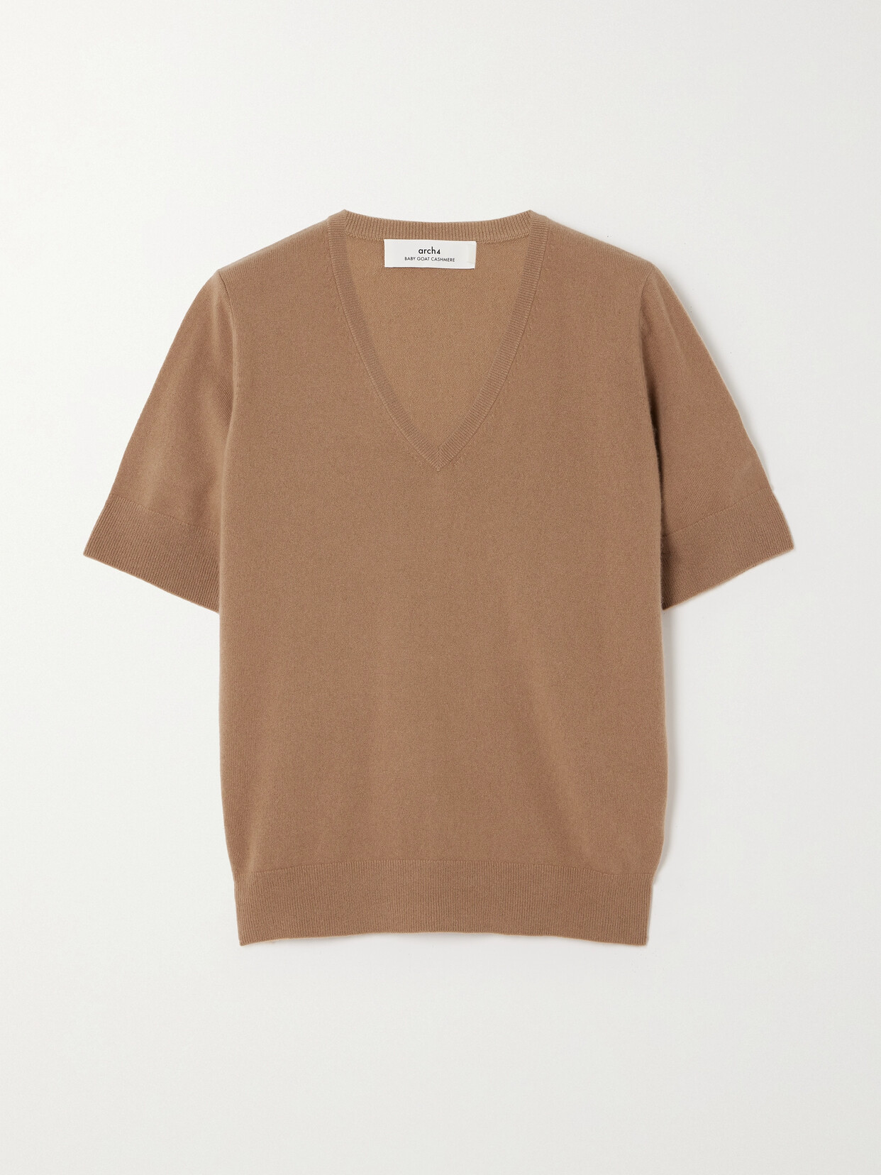 Arch4 + Net Sustain Zinnia Organic Cashmere Sweater In Brown