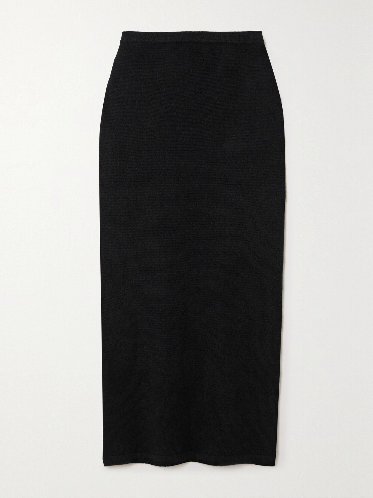 Arch4 + Net Sustain Lennox Organic Cashmere Midi Skirt In Black