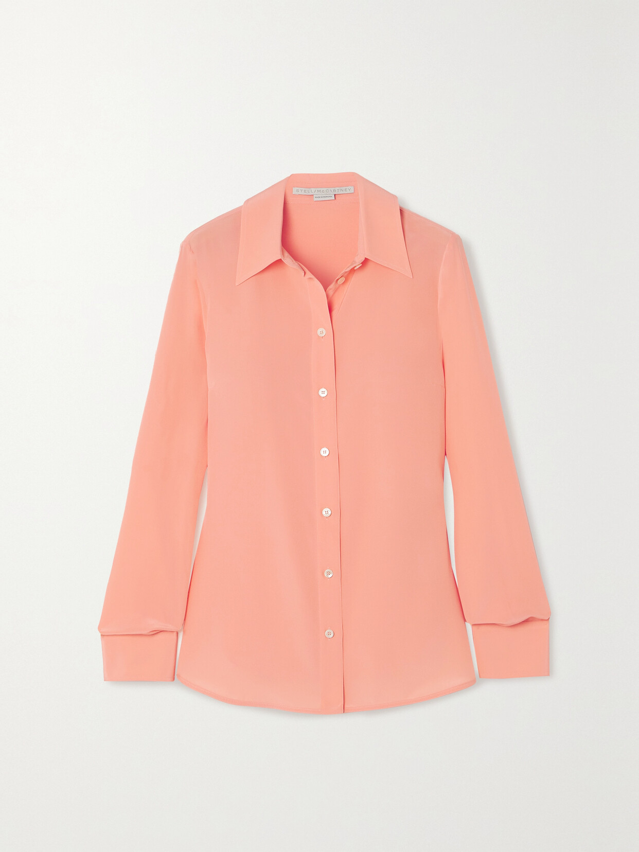 Stella McCartney Silk Crepe De Chine Shirt - Pink