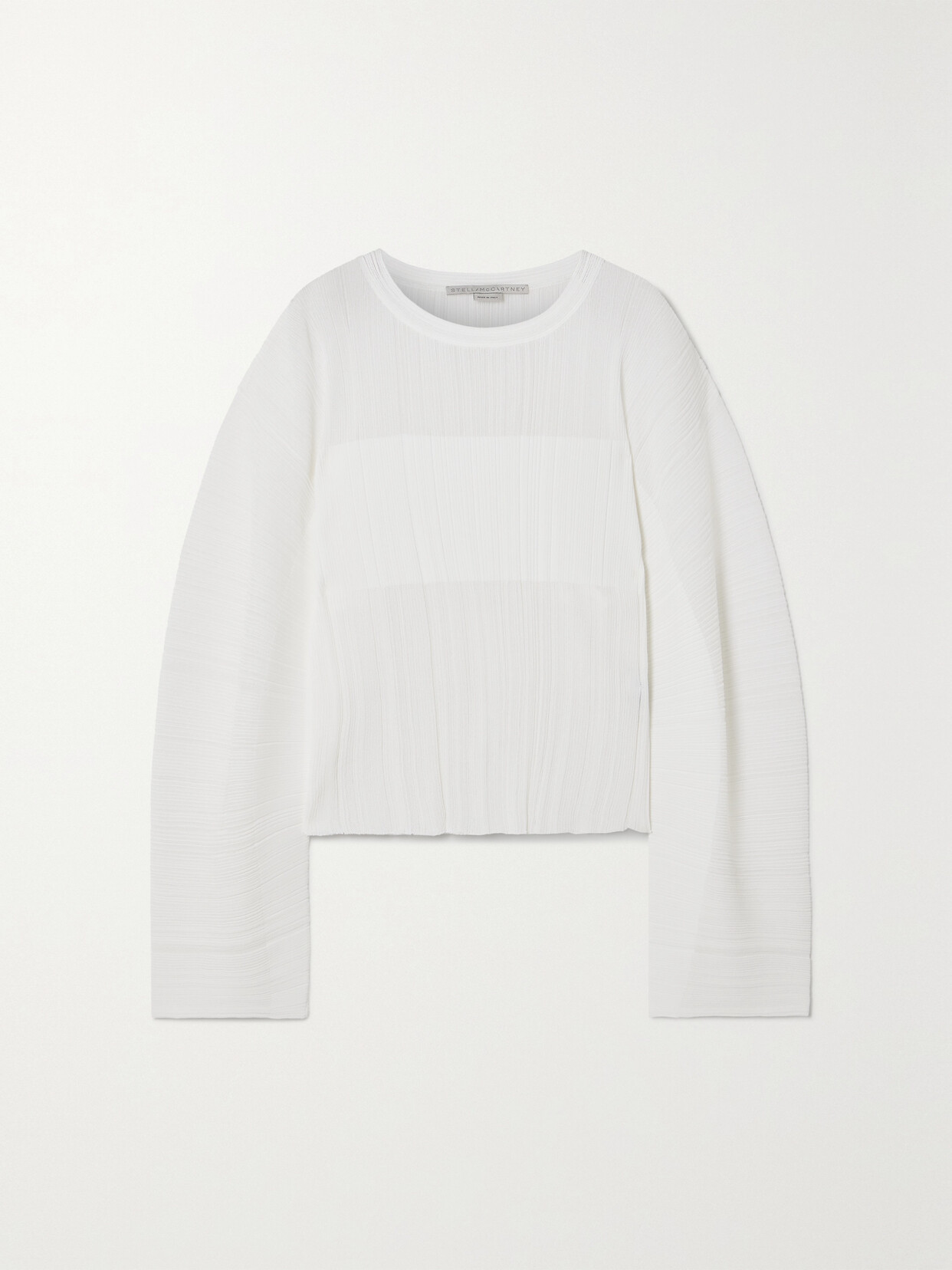 Stella Mccartney Ribbed-knit Sweater In White