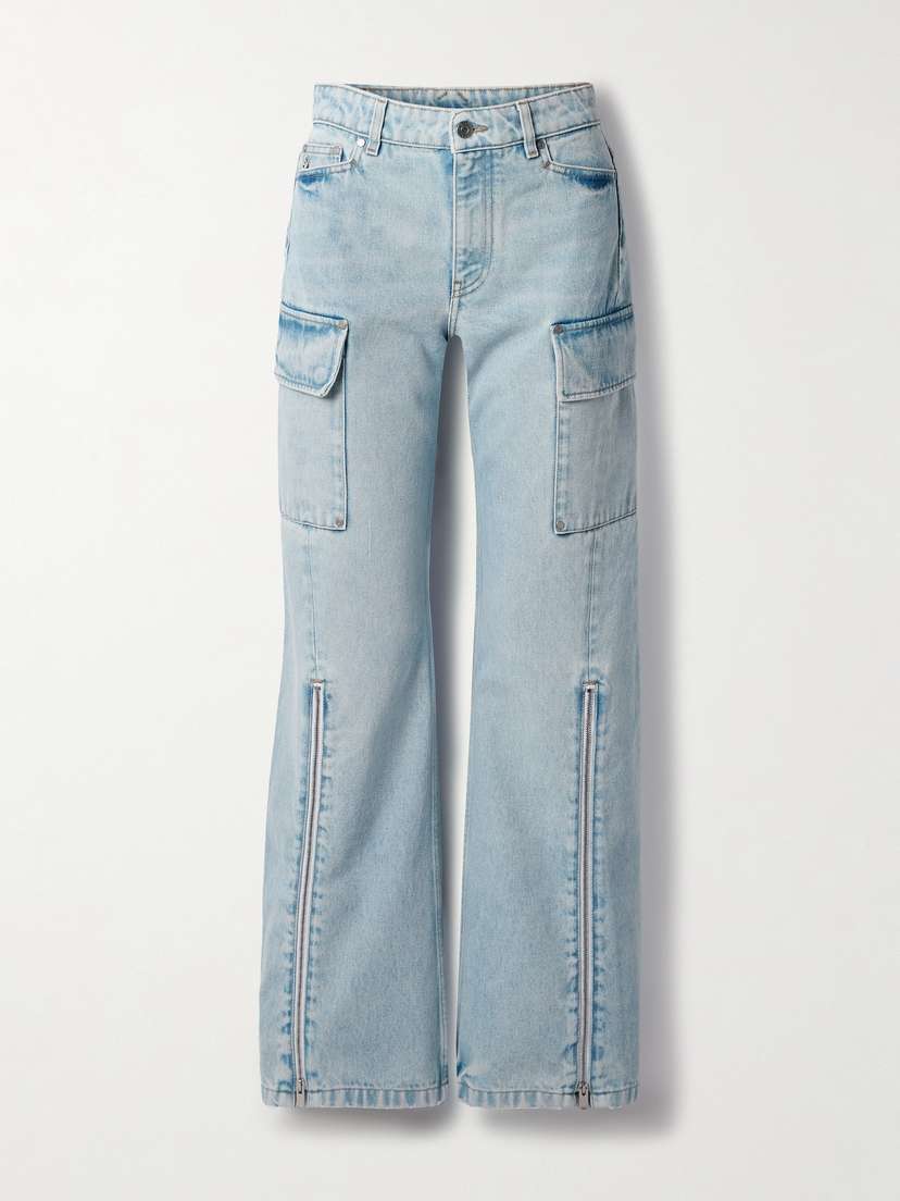 Stella McCartney + Net Sustain High-rise Straight-leg Organic Jeans