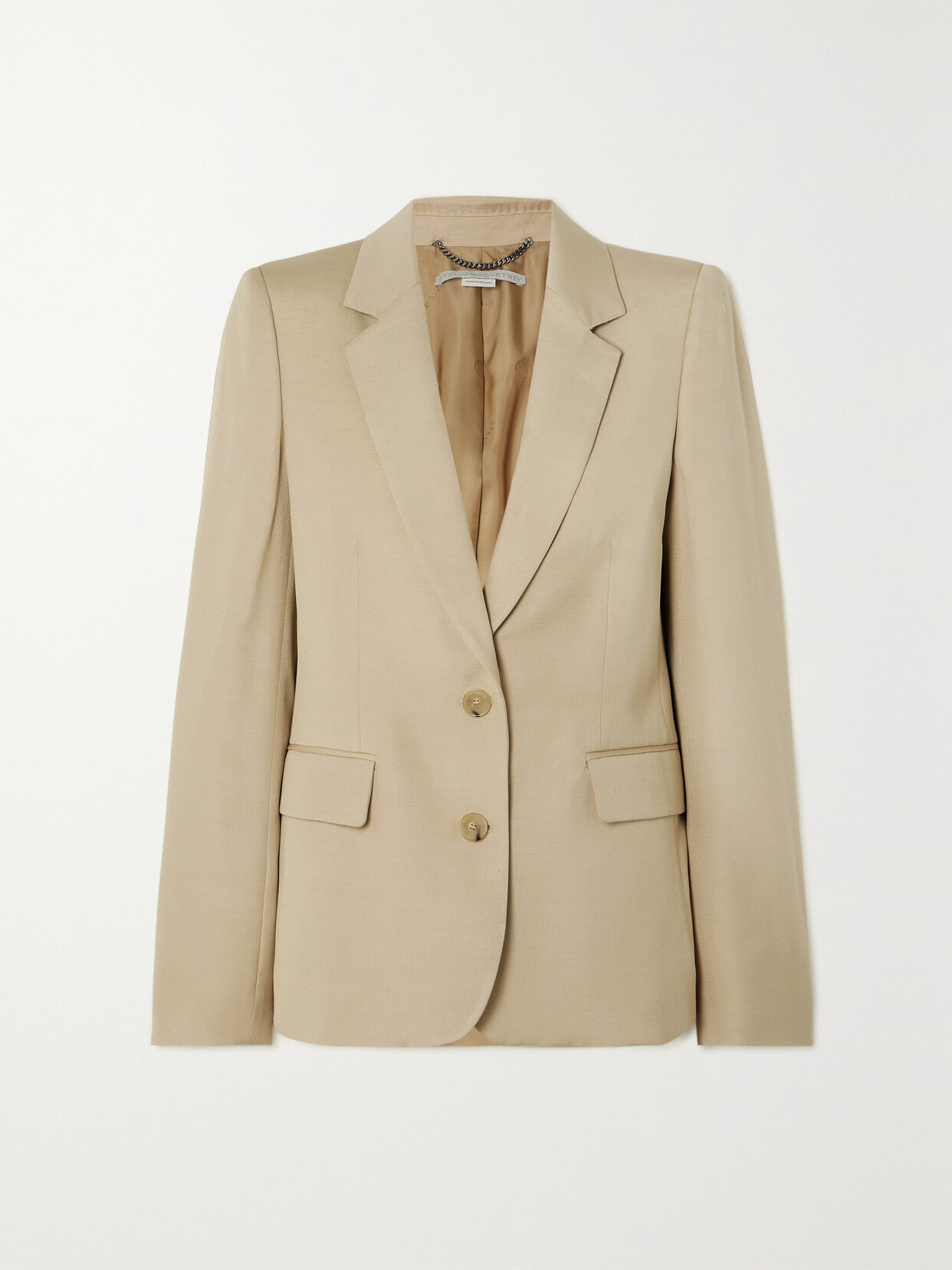 Stella McCartney - + Net Sustain Dupioni Blazer - Neutrals