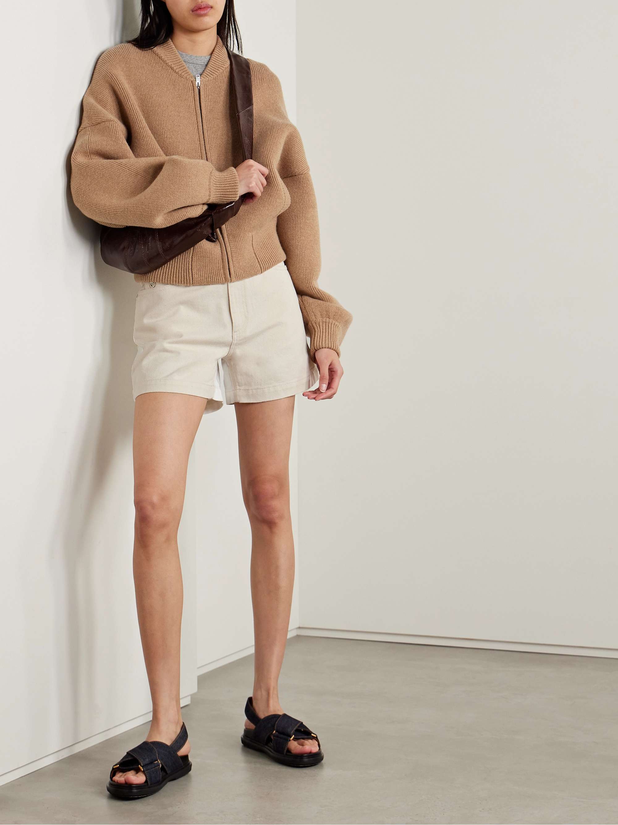 Stella mccartney denim best sale shorts
