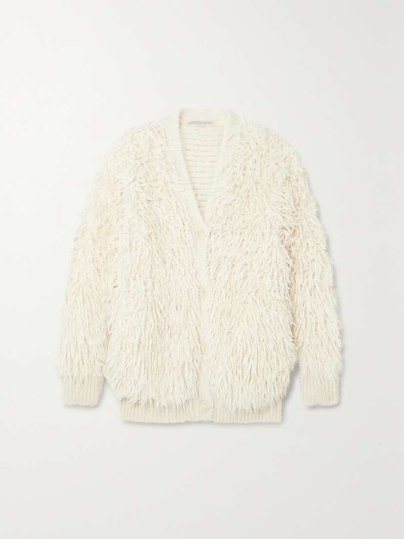 Stella McCartney Oversized Alpaca And Wool-blend Cardigan