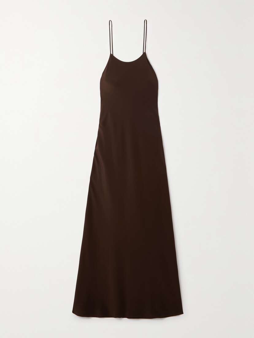 Chloé + Net Sustain + Atelier Jolie Organic Silk Crepe De Chine Maxi Dress
