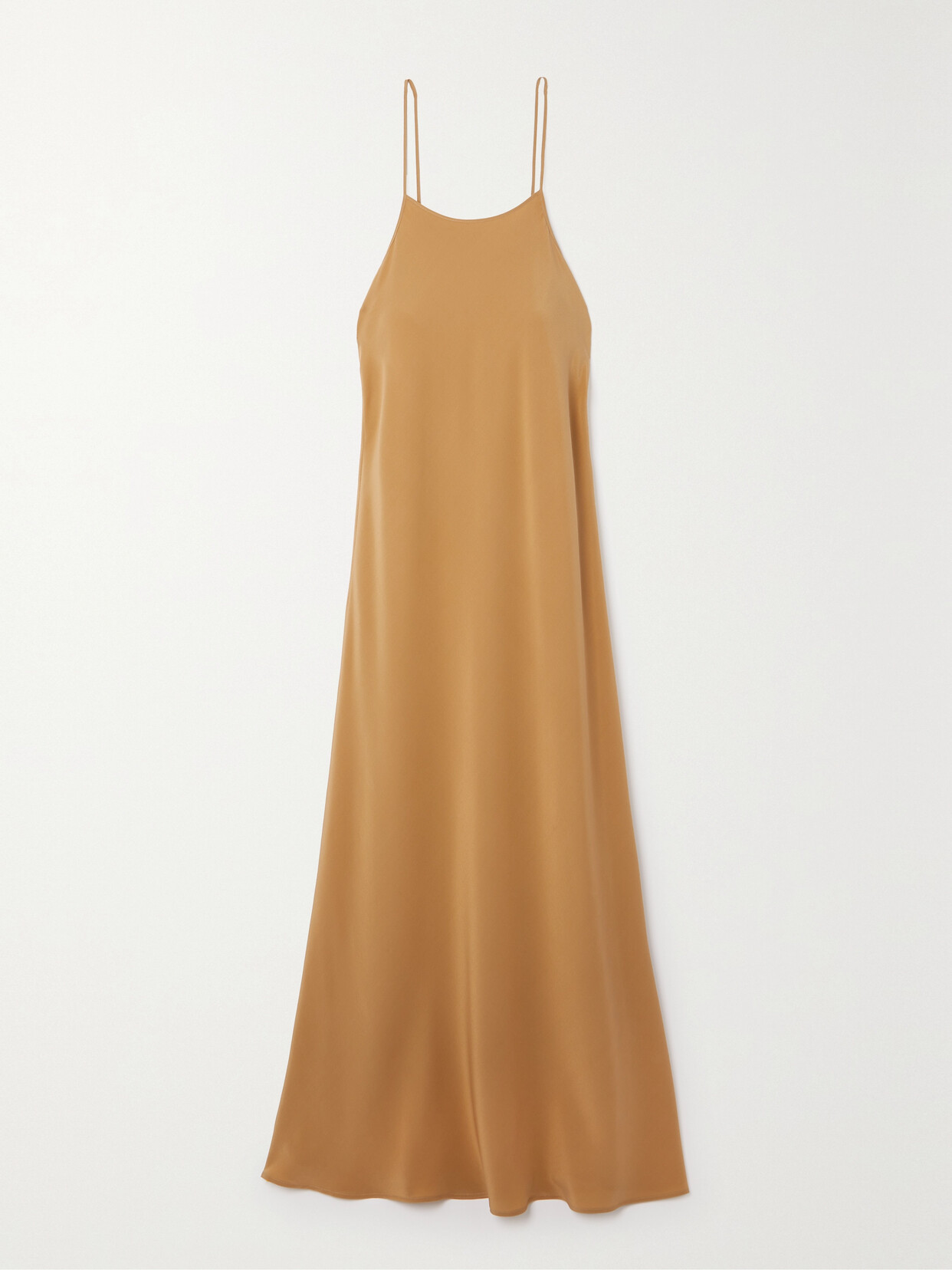 Chloé + Net Sustain + Atelier Jolie Organic Silk Crepe De Chine Maxi Dress - Brown