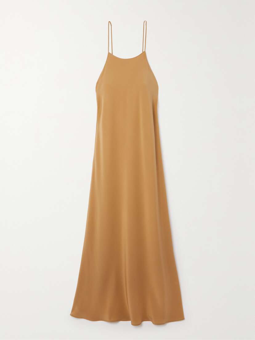 Chloé + Net Sustain + Atelier Jolie Organic Silk Crepe De Chine Maxi Dress