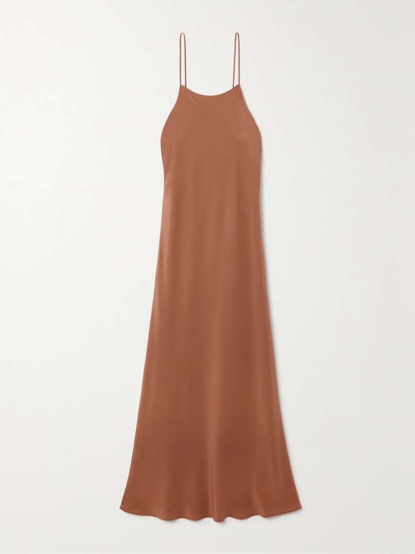 Chloé + Net Sustain Atelier Jolie Organic Silk Crepe De Chine Maxi Dress